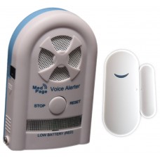 CTMV-MED-DCT Recordable voice alarm receiver with wireless door contact alarm