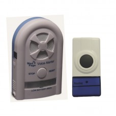 CTMV-NDB Recordable voice alarm receiver with wireless doorbell button
