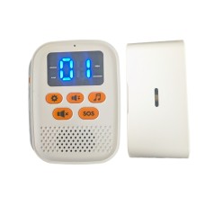 KFDPCP-VS Wireless Vibration and Knock Detection Alarm with Alarm Pager