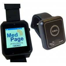 MPPA3-346 Long Range (400M) Fall Detection Wristband with Radio Pager Watch
